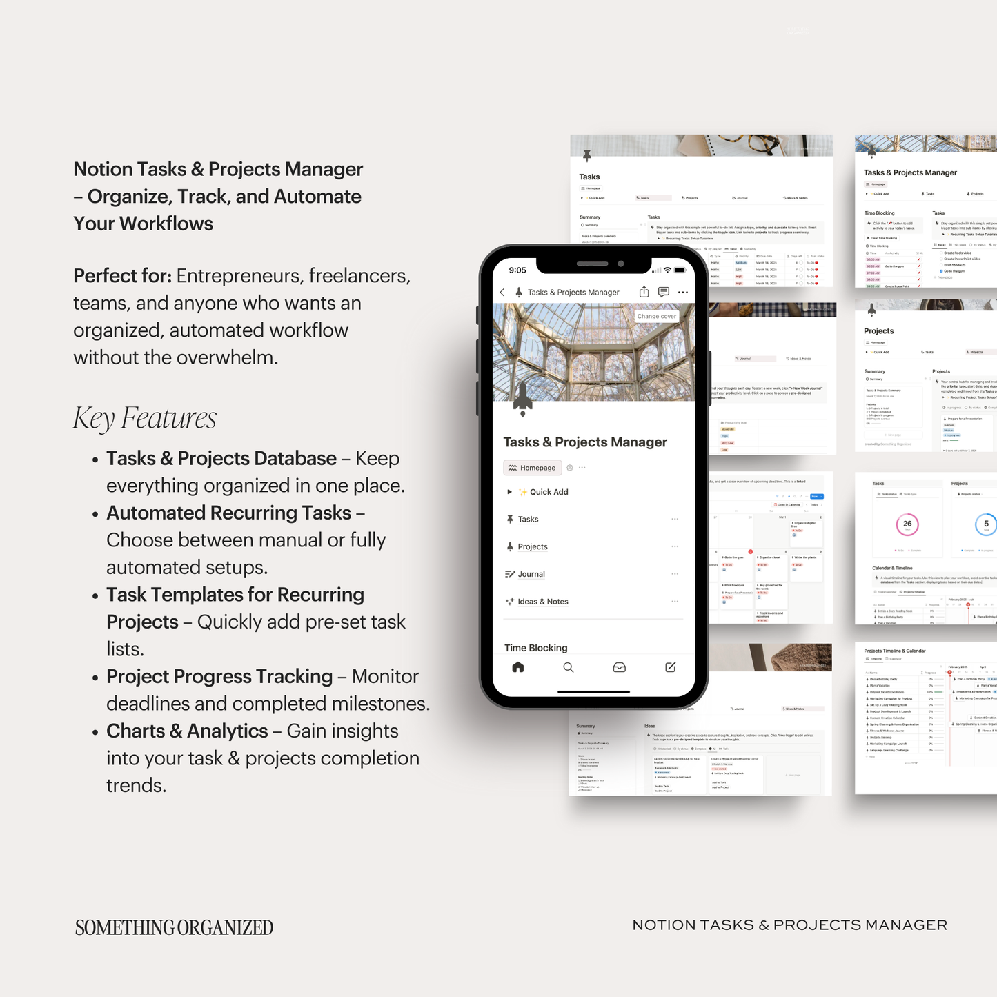 Notion Tasks & Projects Manager