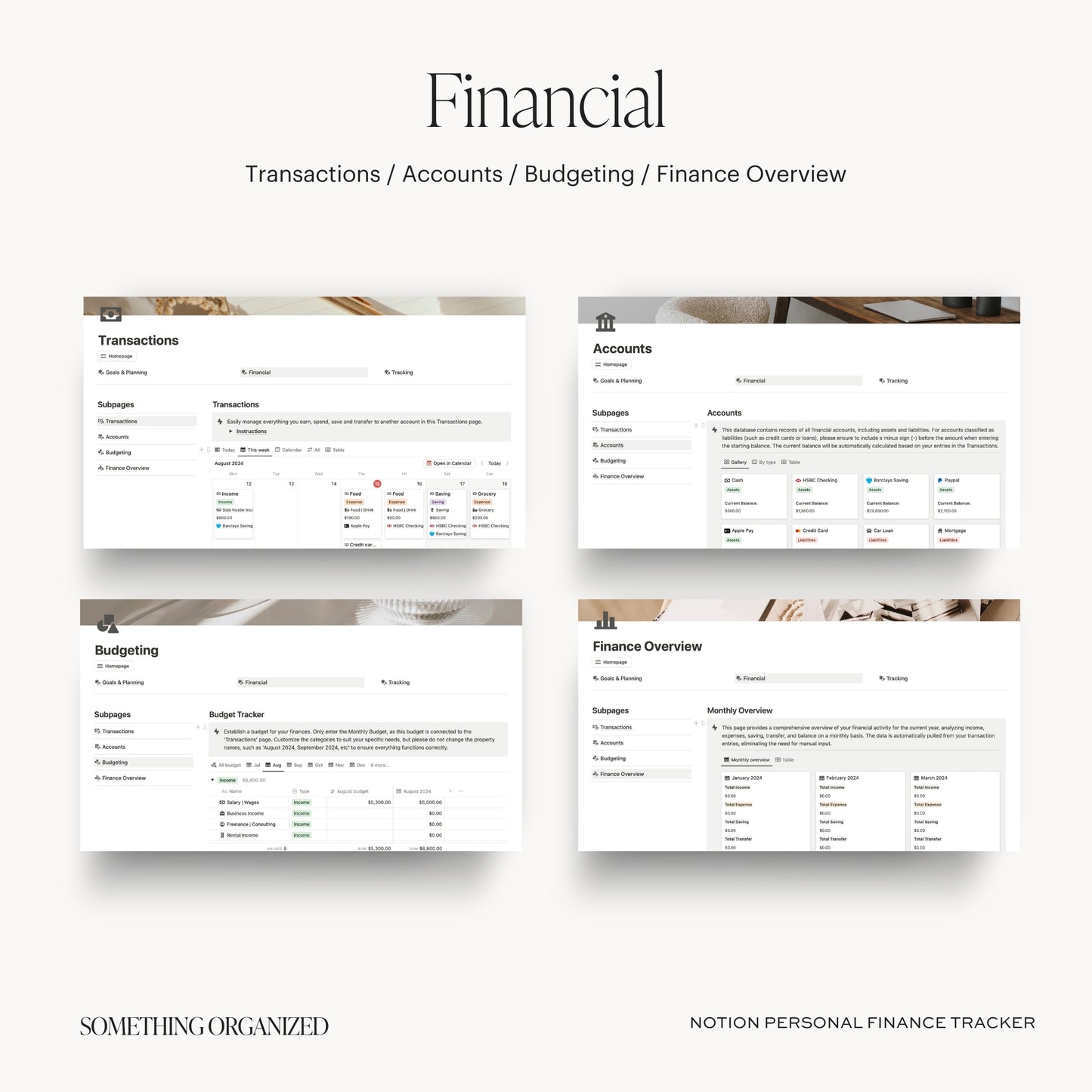 Notion Finance Tracker