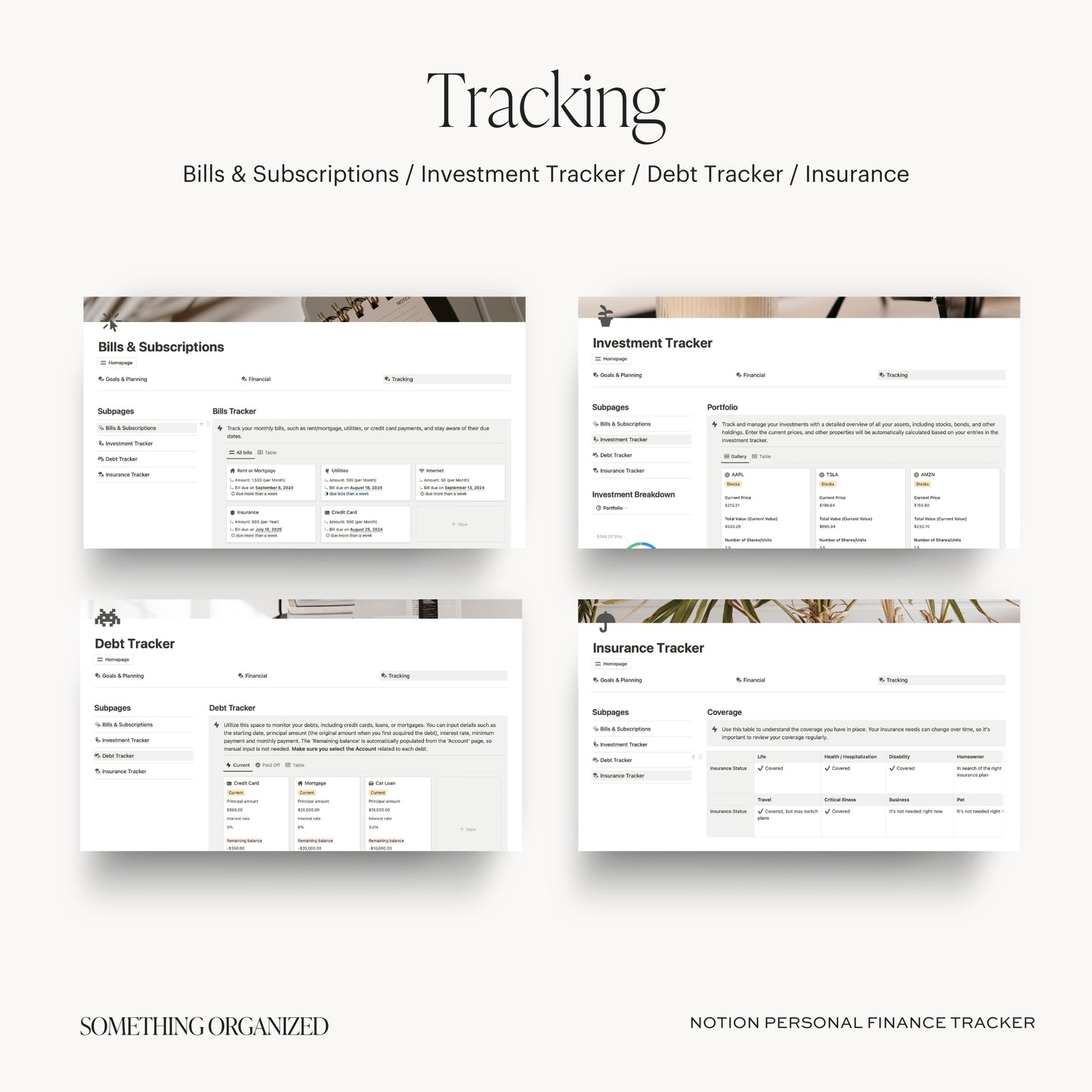 Notion Finance Tracker