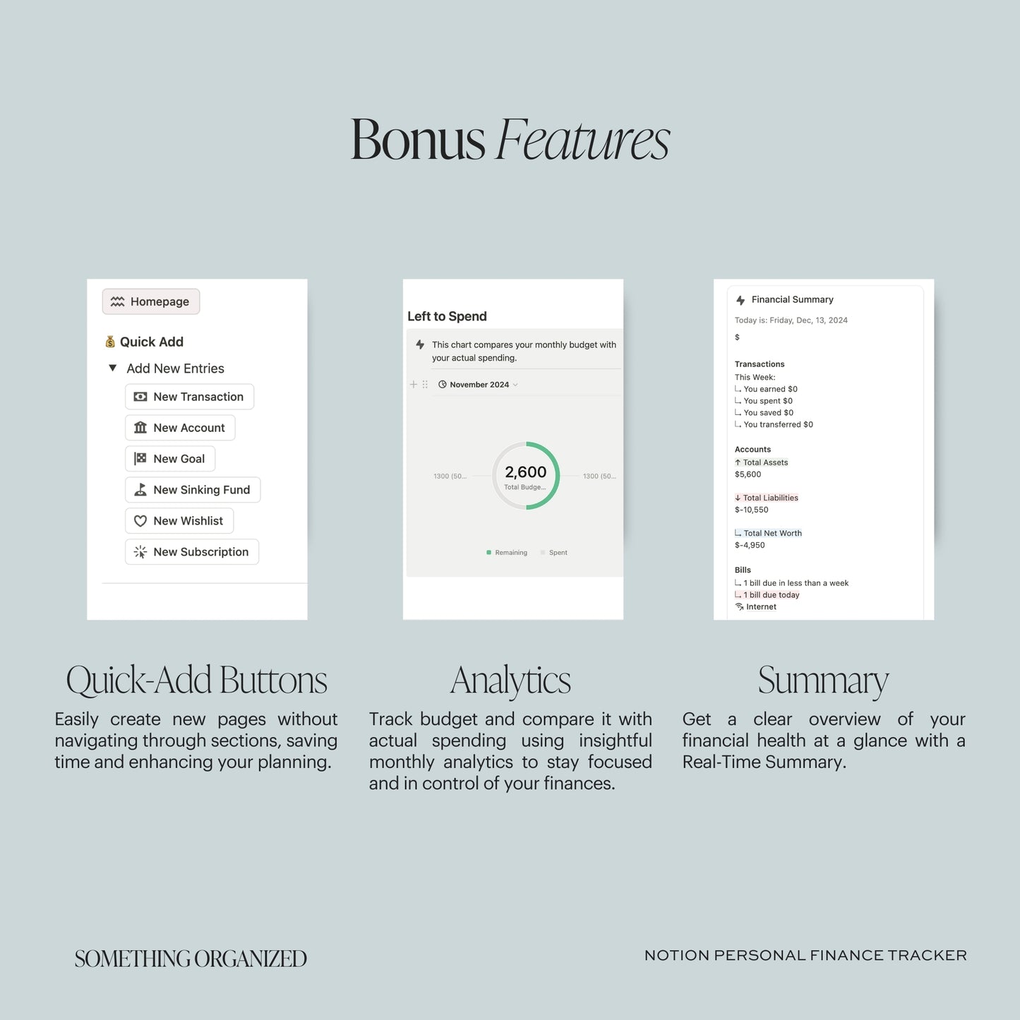 Notion Finance Tracker