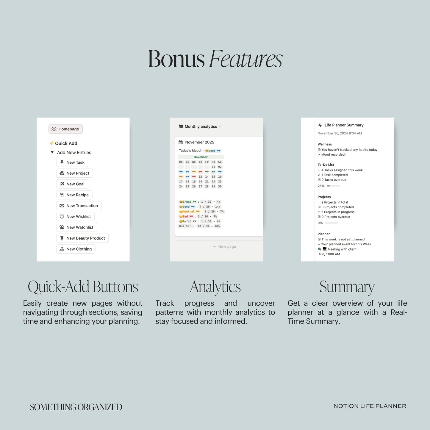 Notion Life Planner