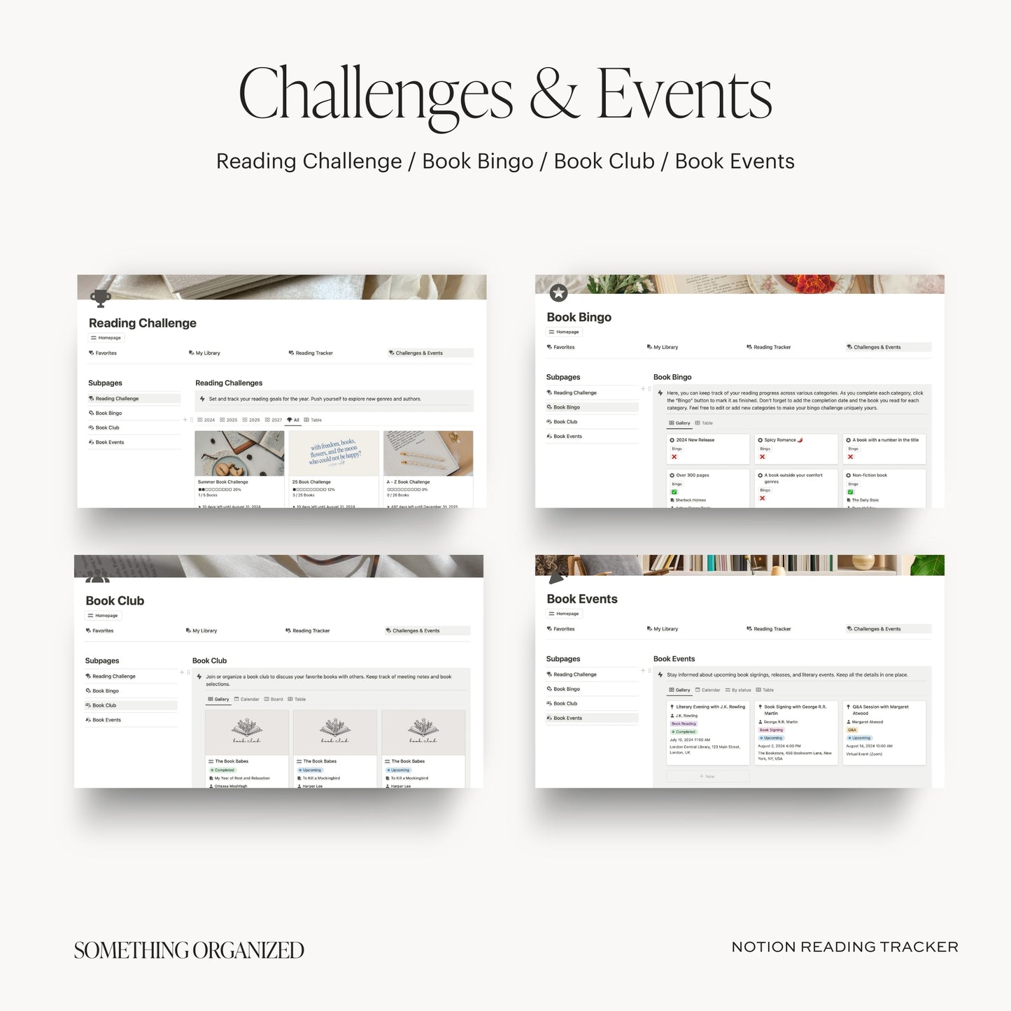 Notion Reading Tracker