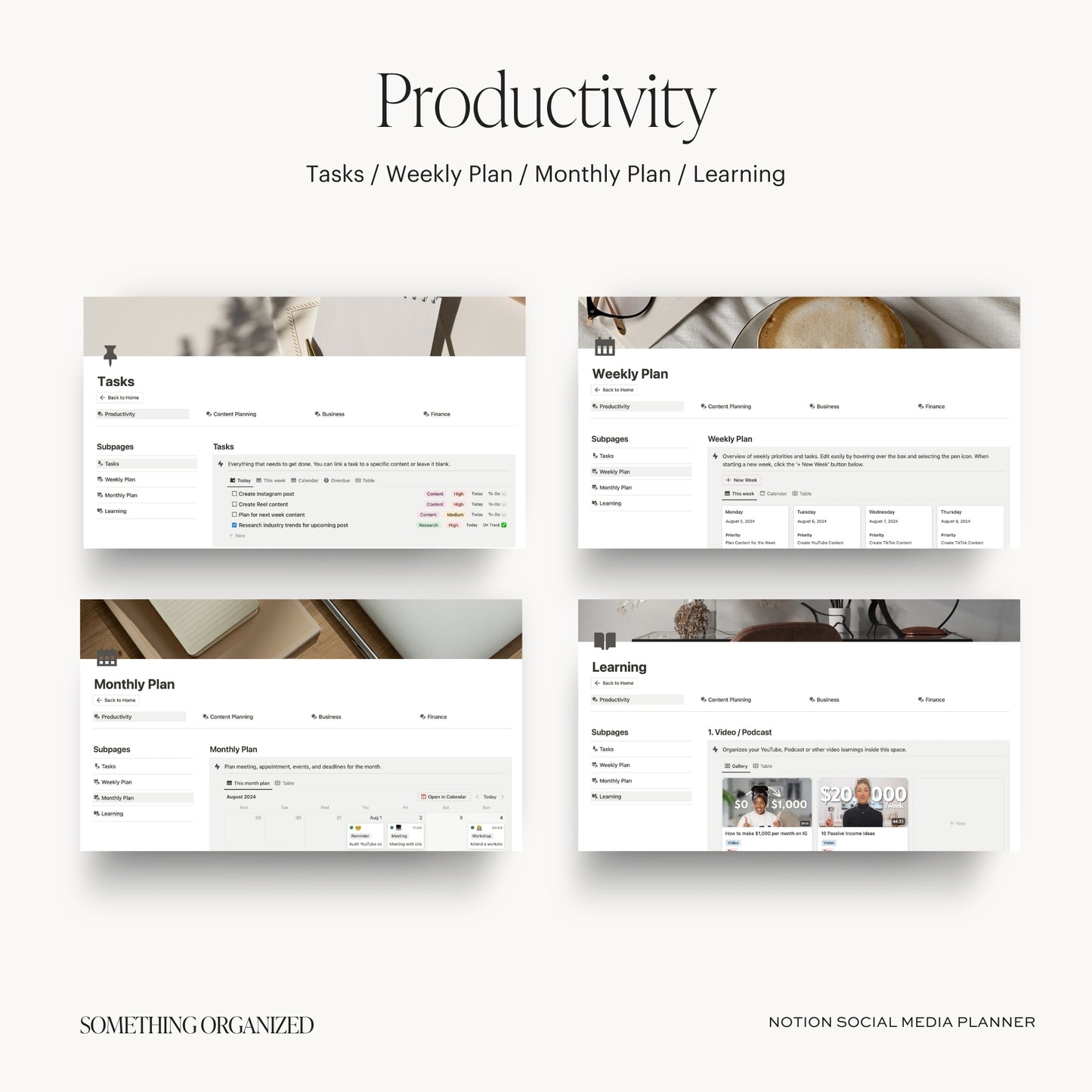 Notion Social Media Planner