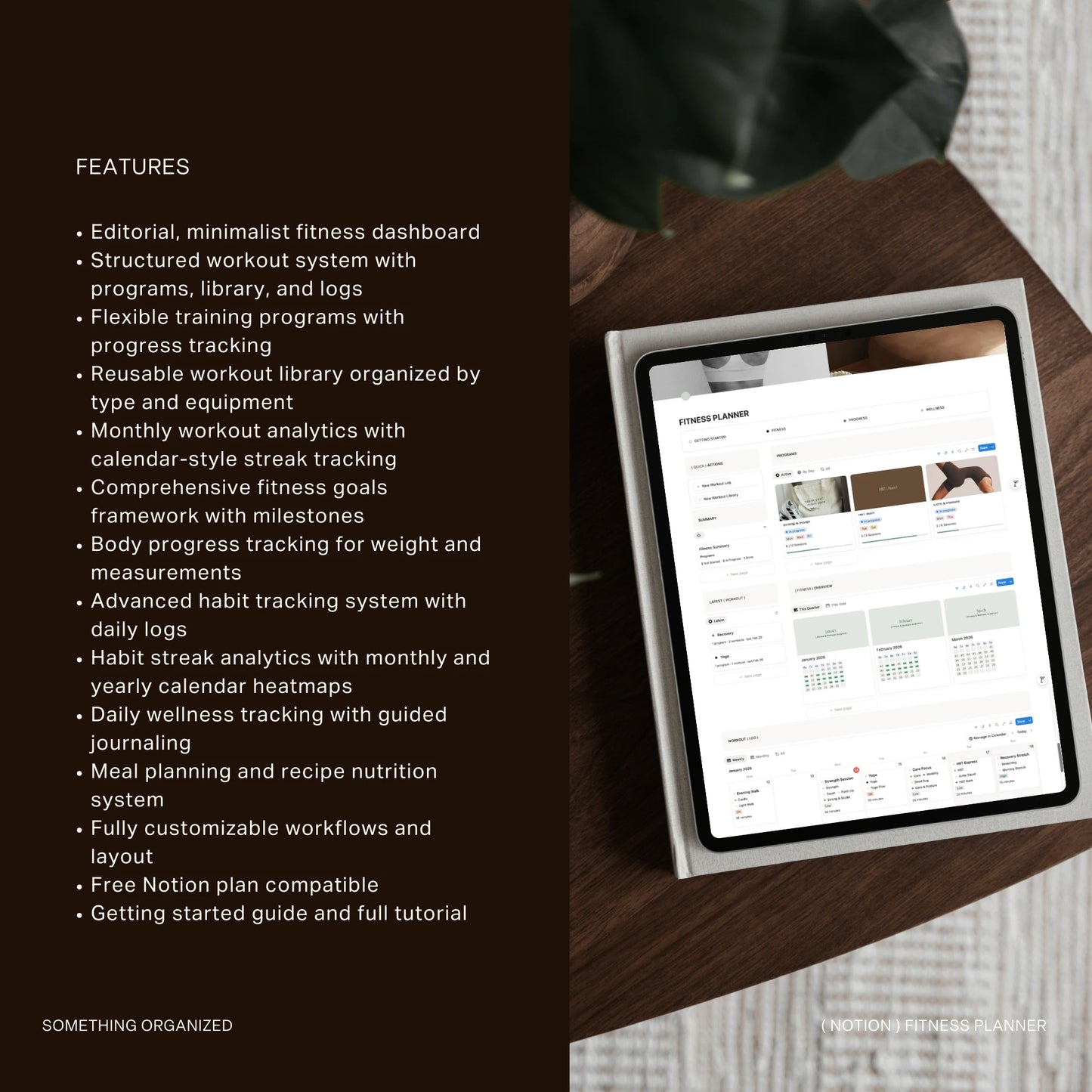 Notion Fitness Planner