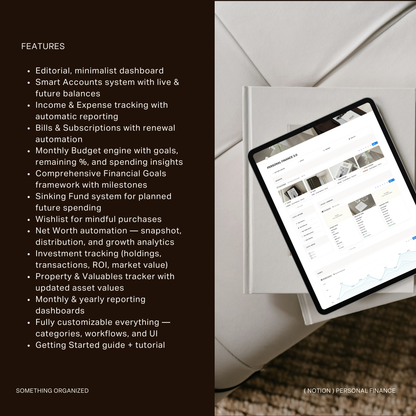 Notion Personal Finance Tracker