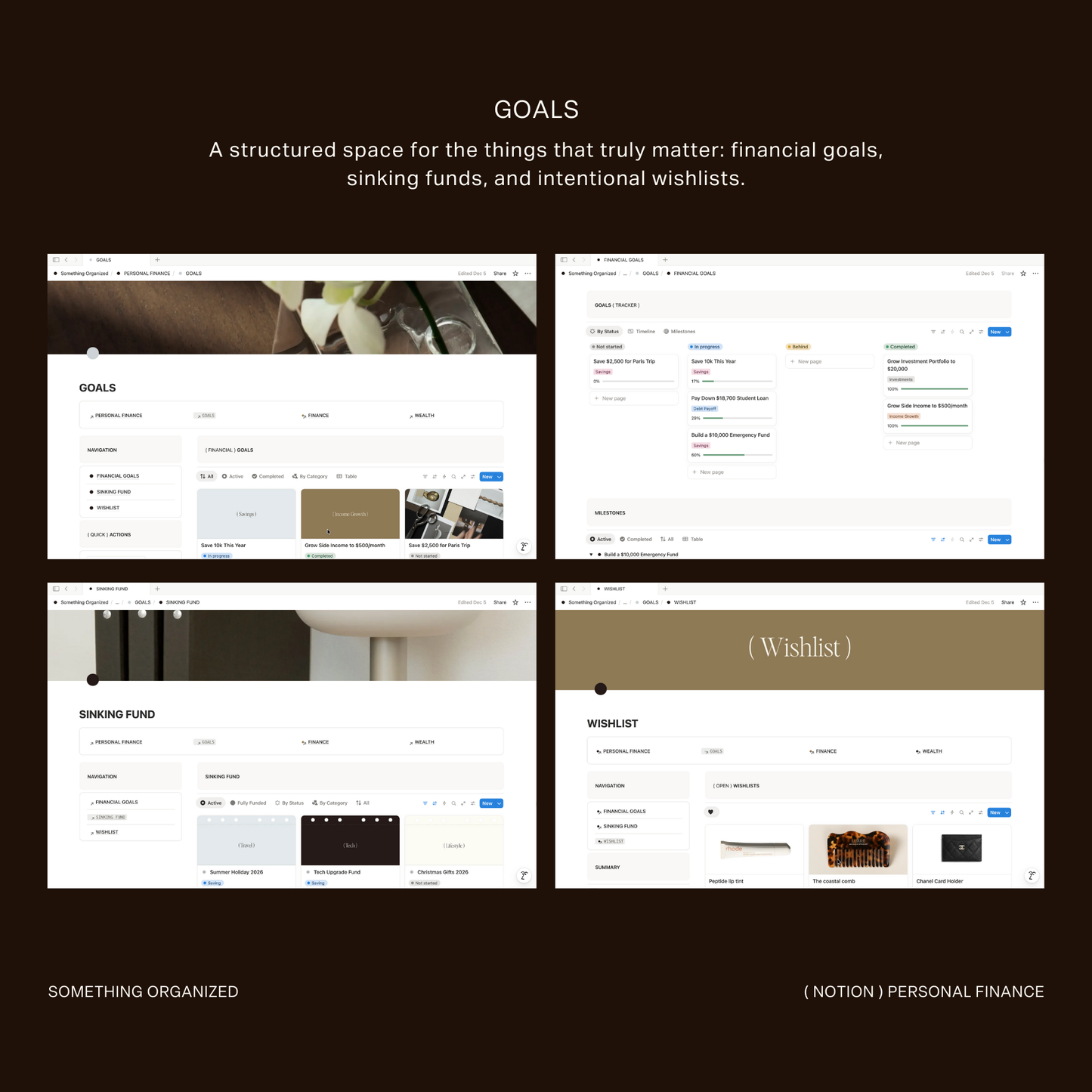 Notion Personal Finance Tracker