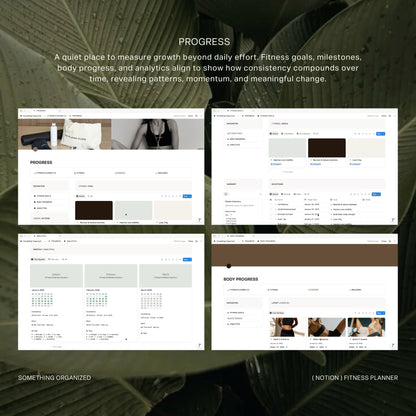 Notion Fitness Planner