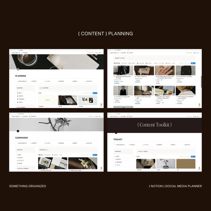 Notion Social Media Planner & Grid Widget