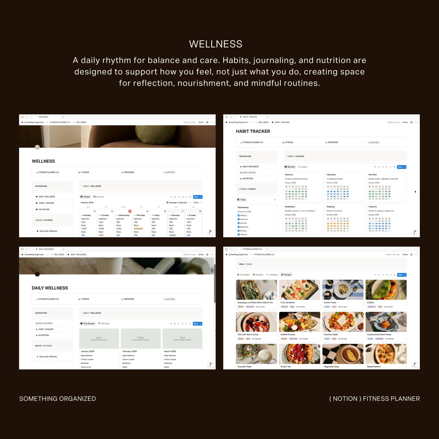 Notion Fitness Planner