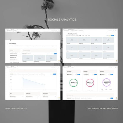 Notion Social Media Planner & Grid Widget