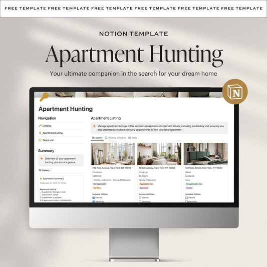 Notion Apartment Hunting