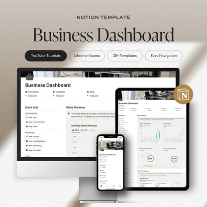 Notion Business Dashboard