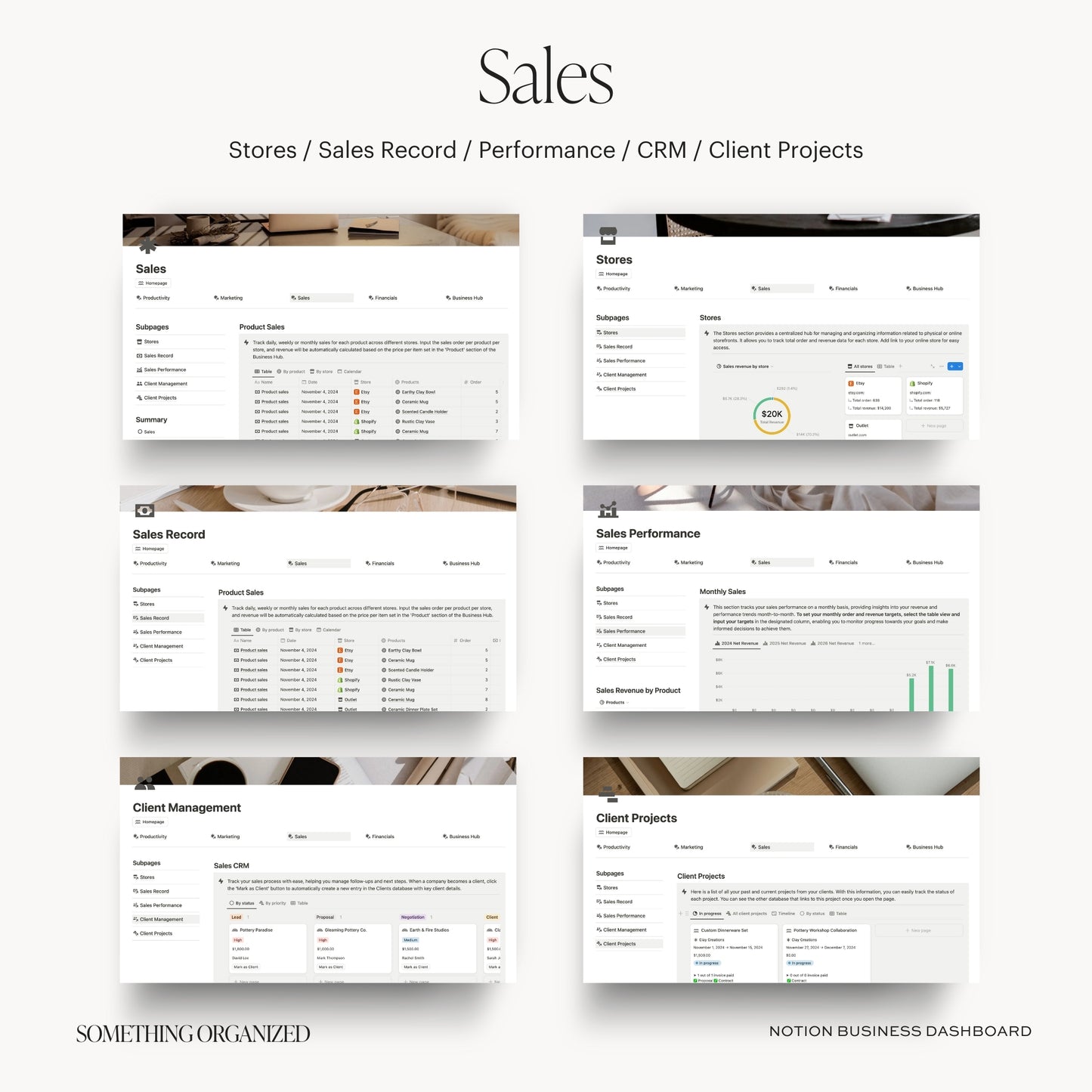 Notion Business Dashboard