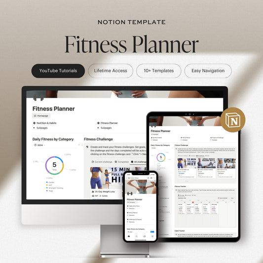 Notion Fitness Planner