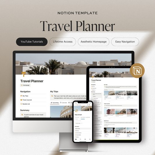 Notion Travel Planner