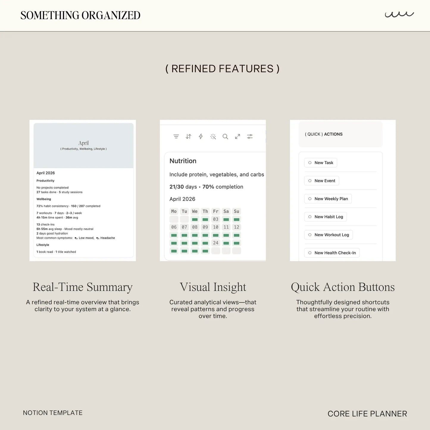 Notion Core Life Planner