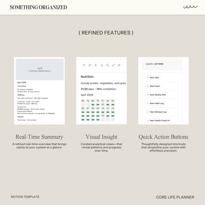 Notion Core Life Planner