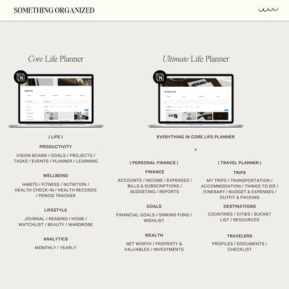 Notion Core Life Planner