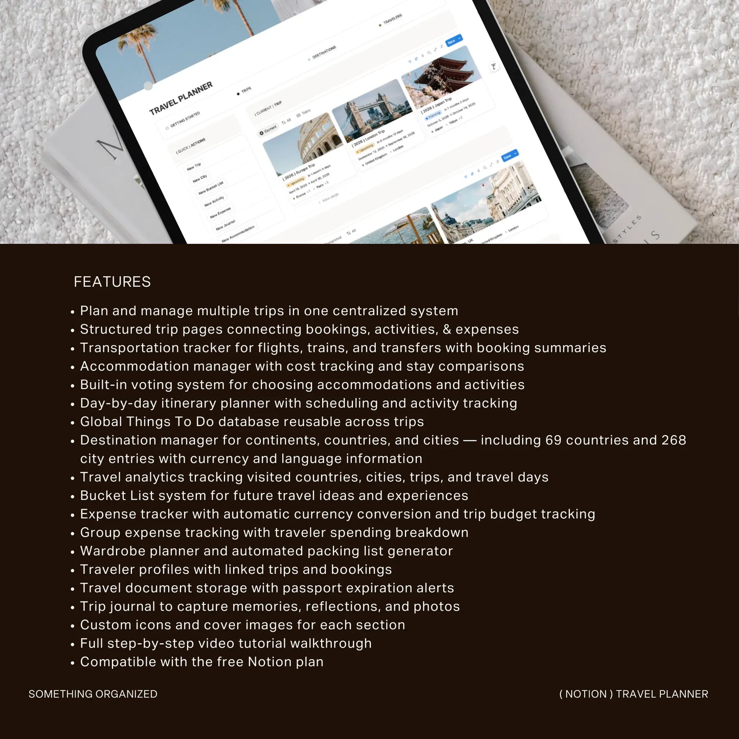 Notion Travel Planner