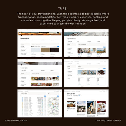 Notion Travel Planner