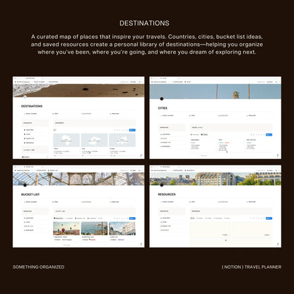 Notion Travel Planner