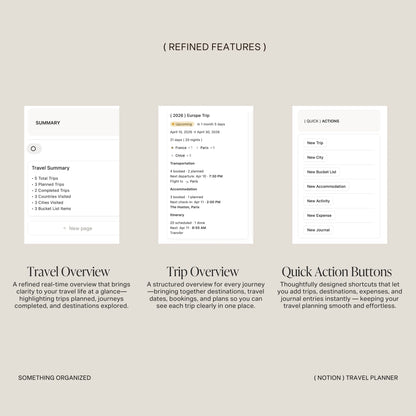 Notion Travel Planner